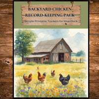 Load image into Gallery viewer, Backyard Chicken Record-Keeping Pack | 21 Printable Flock Trackers