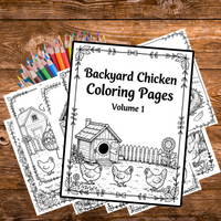 Load image into Gallery viewer, Backyard Chicken Coloring Pages Volume 1 | Printable PDF