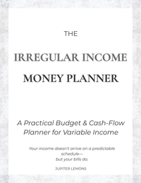 Load image into Gallery viewer, Irregular Income Money Planner | Variable Income Budget &amp; Cash Flow Planner